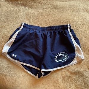 Under Armor Penn State Blue Running Shorts